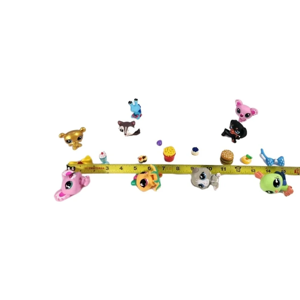 Little Petshop Series PS 4 Hasbro Lot of 10 And Accessories